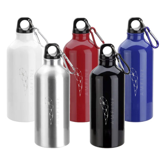 Branded Aluminium Carabiner Bottles